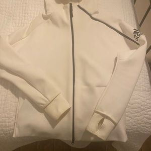 adidas white women’s hoodie. Large